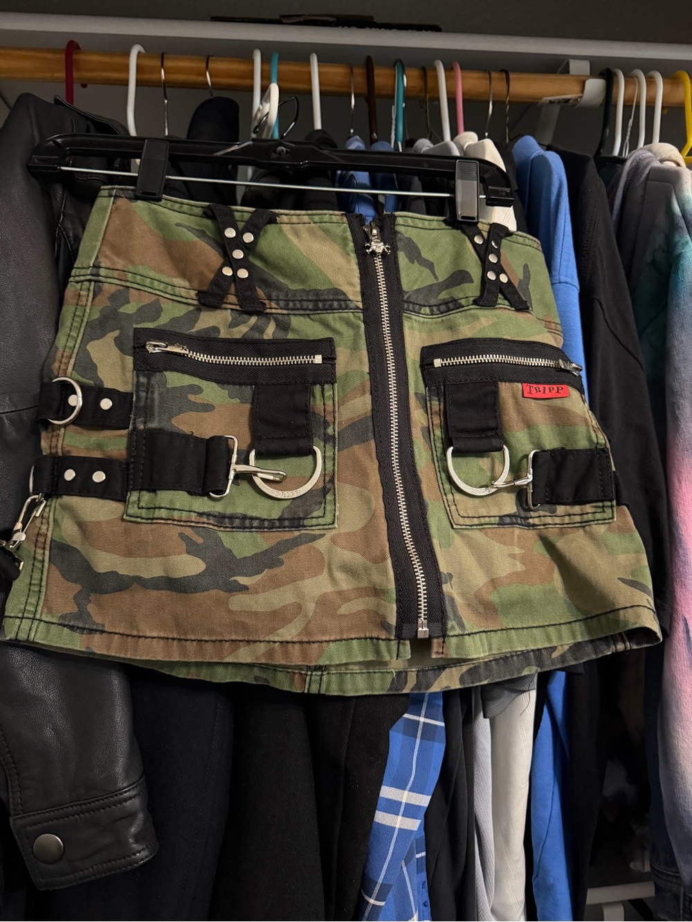 Tripp nyc camo skirt small